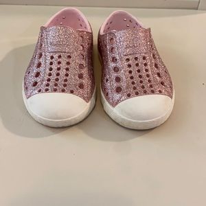 Native Pink Sparkle Shoes